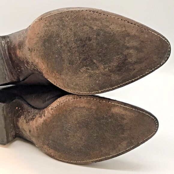 Lucchese Kip Lizard Skin Western Boots Men's 11.5D Brown R Toe Cowboy Footwear - Picture 10 of 13